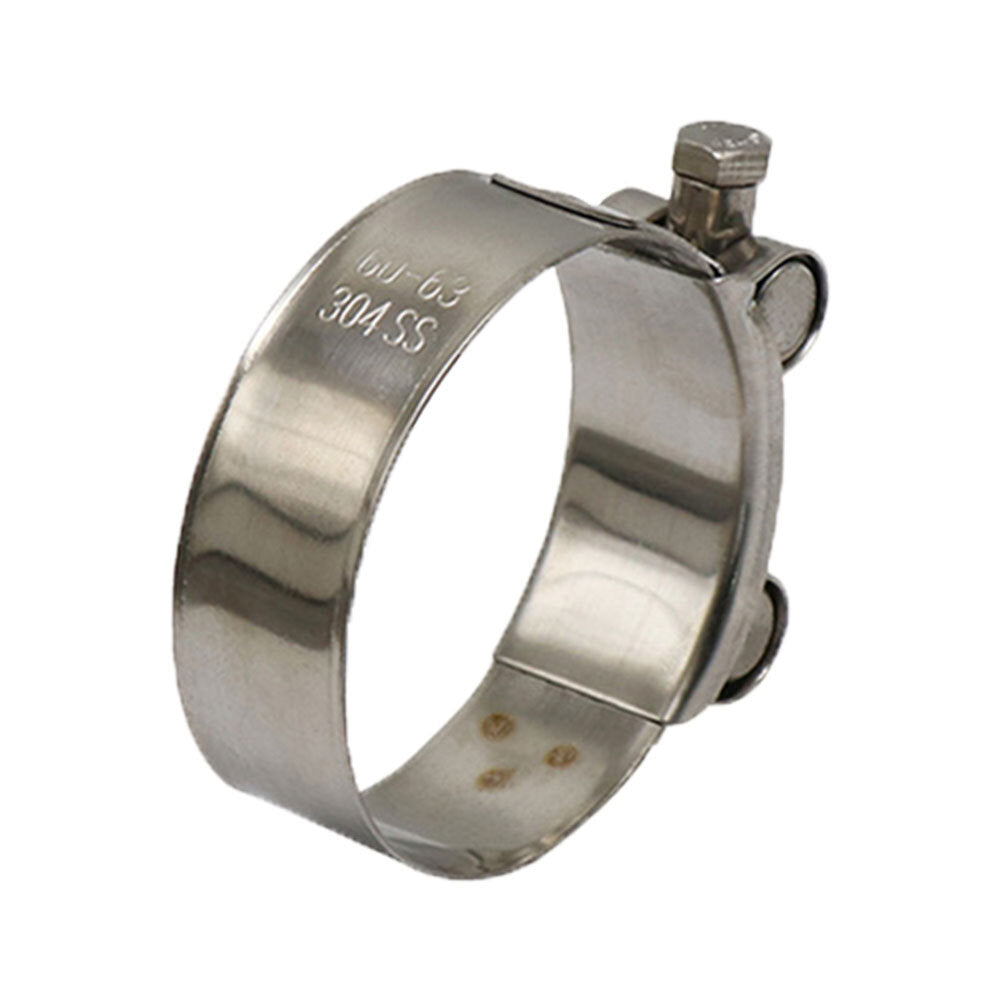 60mm-63mm Exhaust Pipe Clamp Stainless Steel Muffler Fixed Caliper Motorcycle