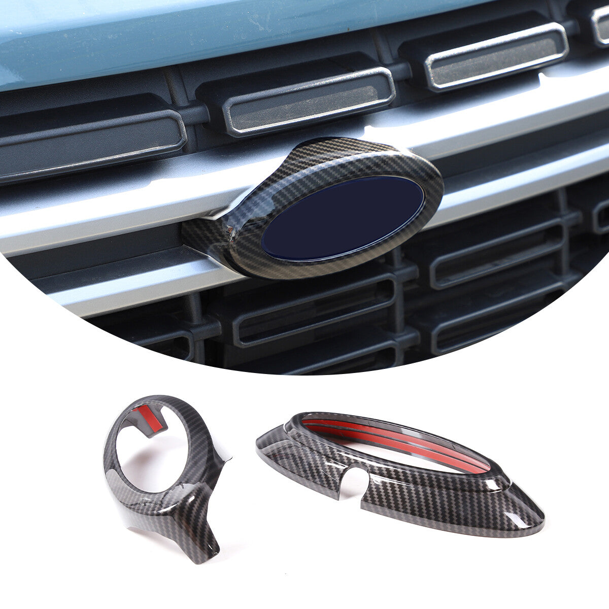 Chrome exterior side tailgate handle cover decoration for Maverick 2022-2023- v
