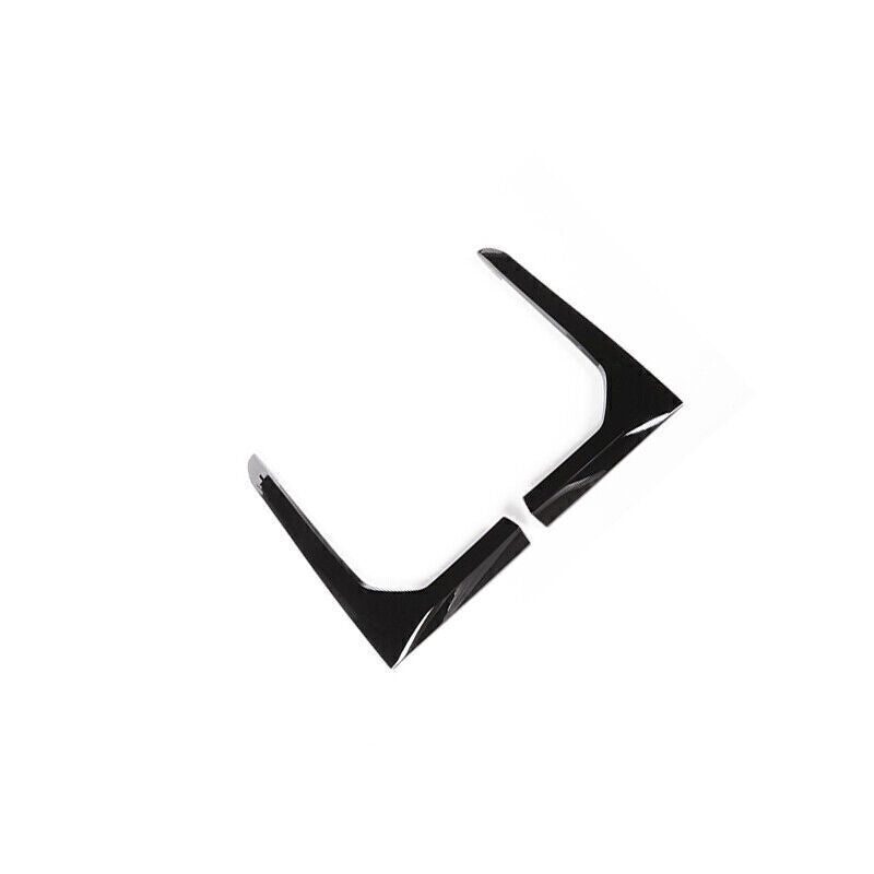 Black front door fender protector cover trim for BMW 7 Series G12 2020-2022 (2 pieces)