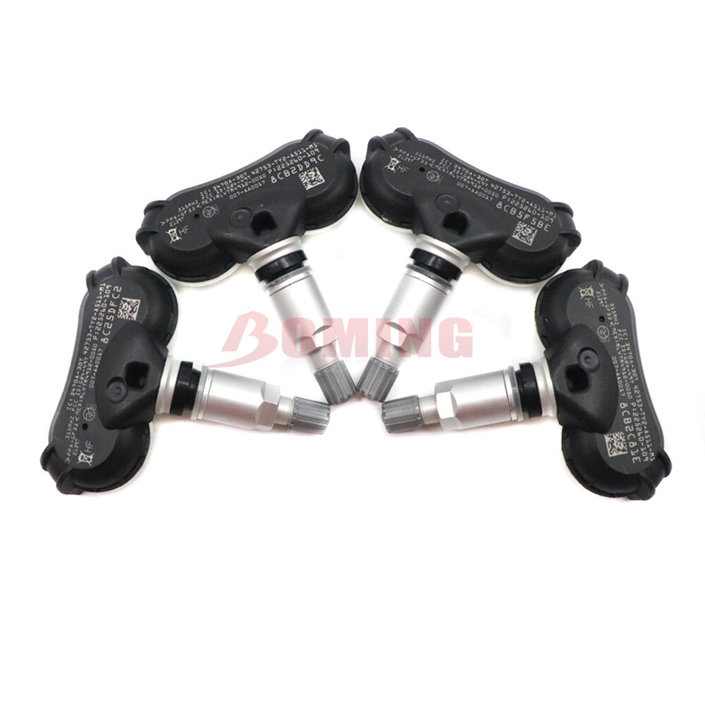 Kit 4x Tire Pressure Monitoring Sensors for Acura TL, ZDX, RLX 315MHz 42753-TY2-A51