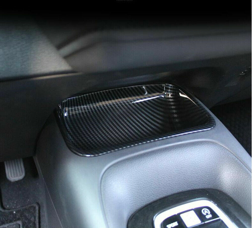 Carbon Fiber Inner Central Storage Box Cover Trim for Toyota for Corolla 2019-2022