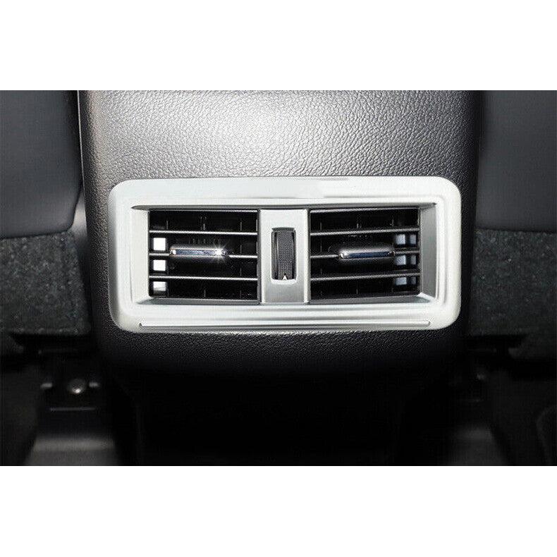 Silver Inner Rear Air Outlet Vent Cover Trim for Lexus NX200t 300 300h 2015-2021