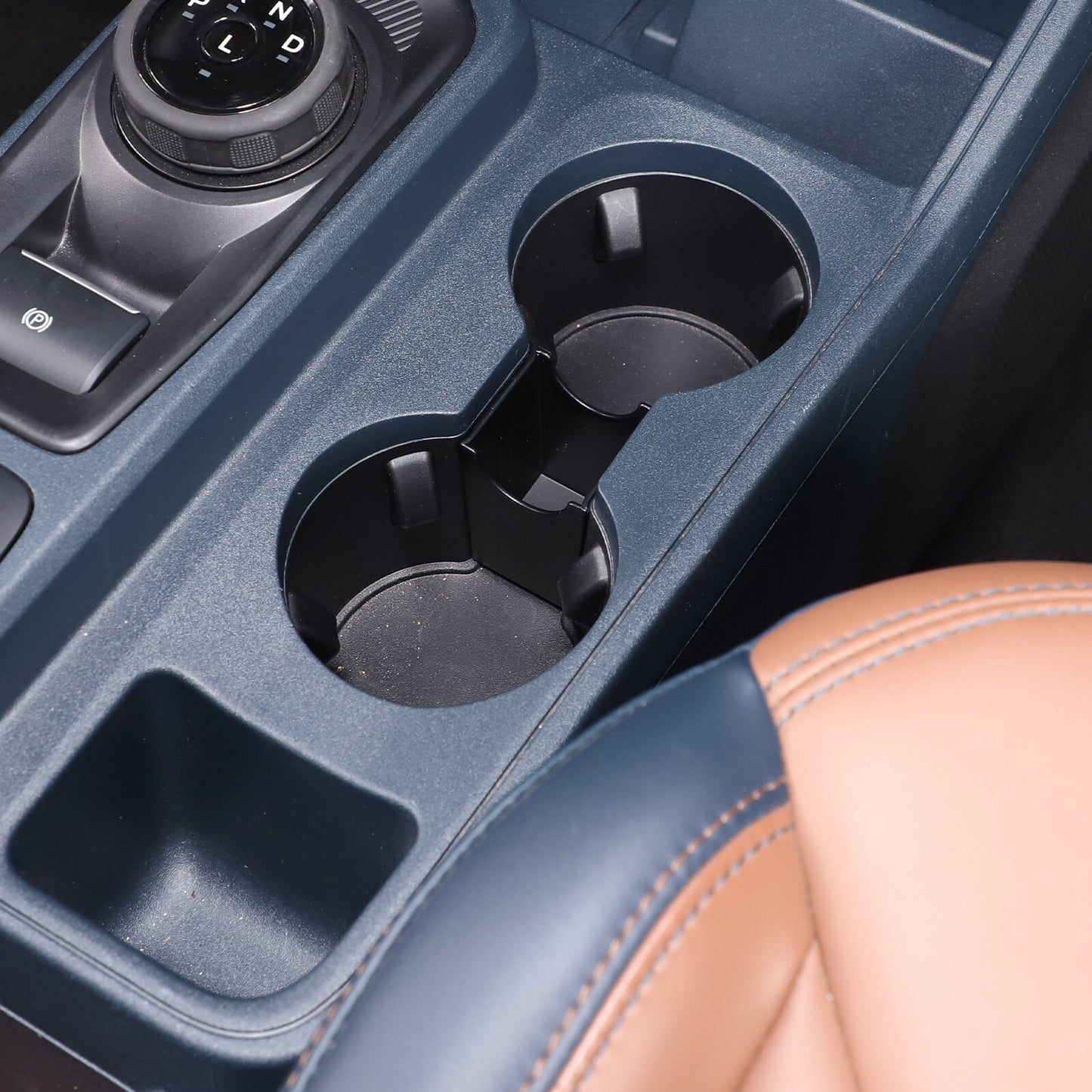 Black ABS Center Right Side Storage Box Tray Trim for Maverick 2022 - 2023- v