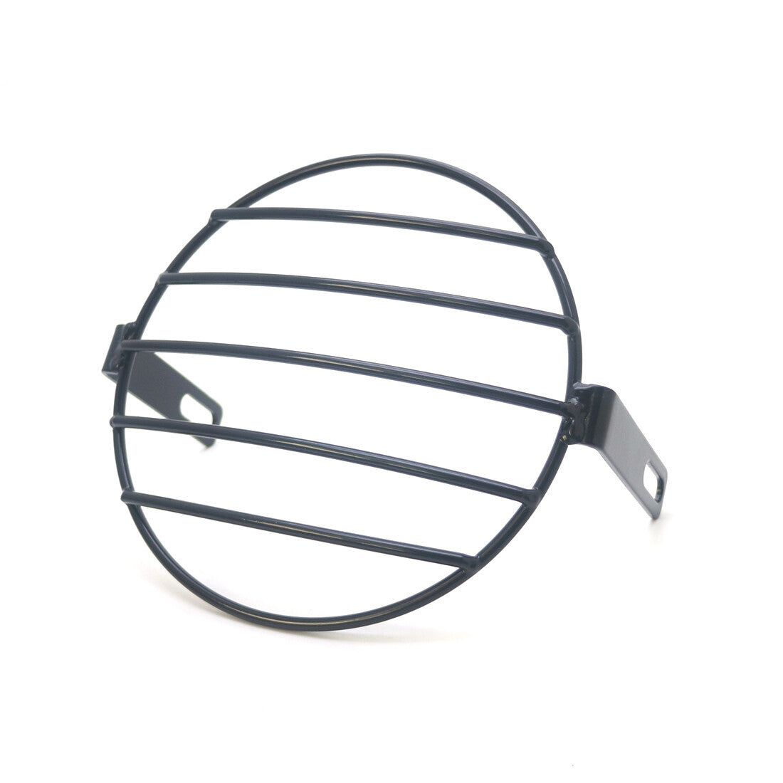 Motorcycle 7 Black Retro Metal Grill Side Mount Headlight Mask Cover For CB400 Q