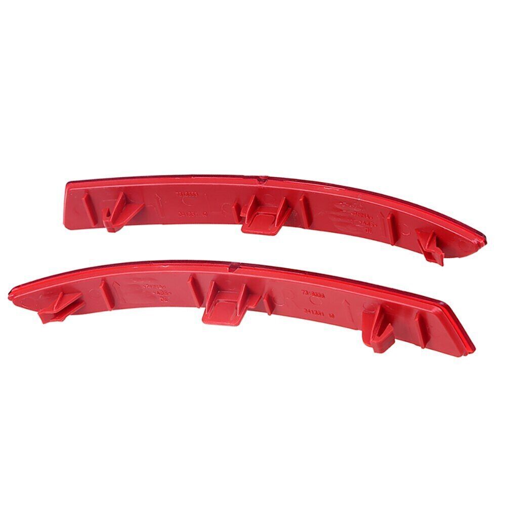 Pair for BMW 5 Series F10 F18 Sedan 2014-2017 Brake Light Rear Bumper Reflector