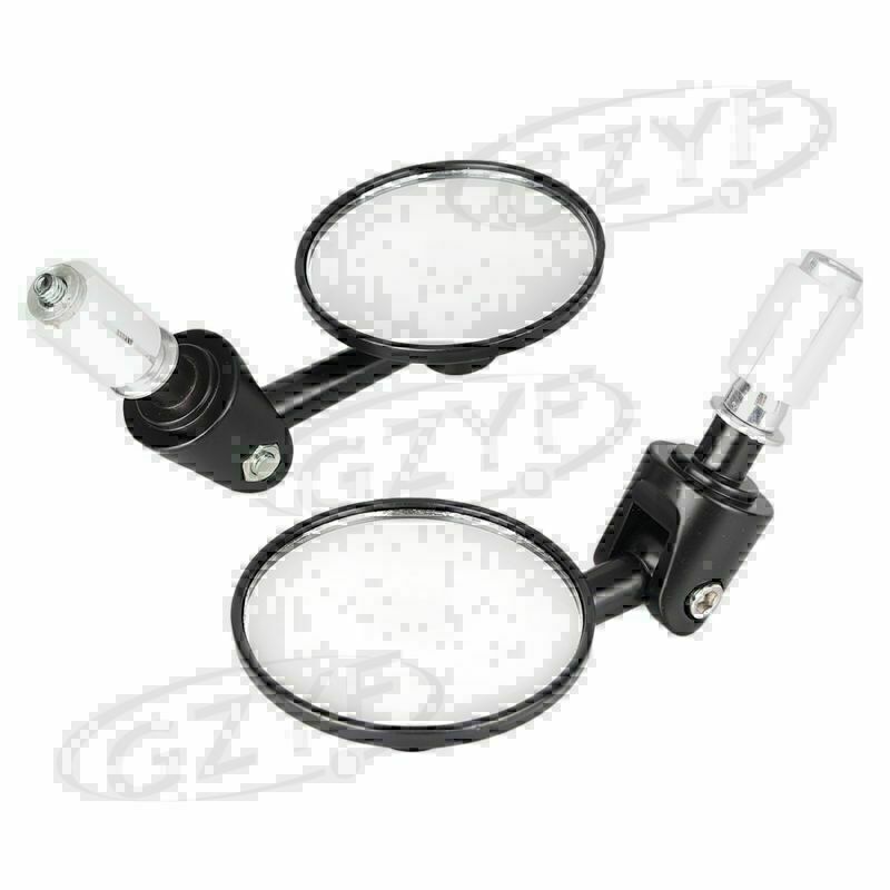 7/8'' Round Rear View Handlebar Mirrors Fit for Honda for Suzuki for Kawasaki Universal