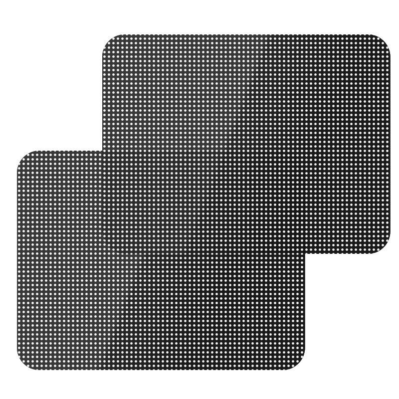 2-Pack Car Side and Rear Window Screen Mesh Sunshade Windshield Sun Visor