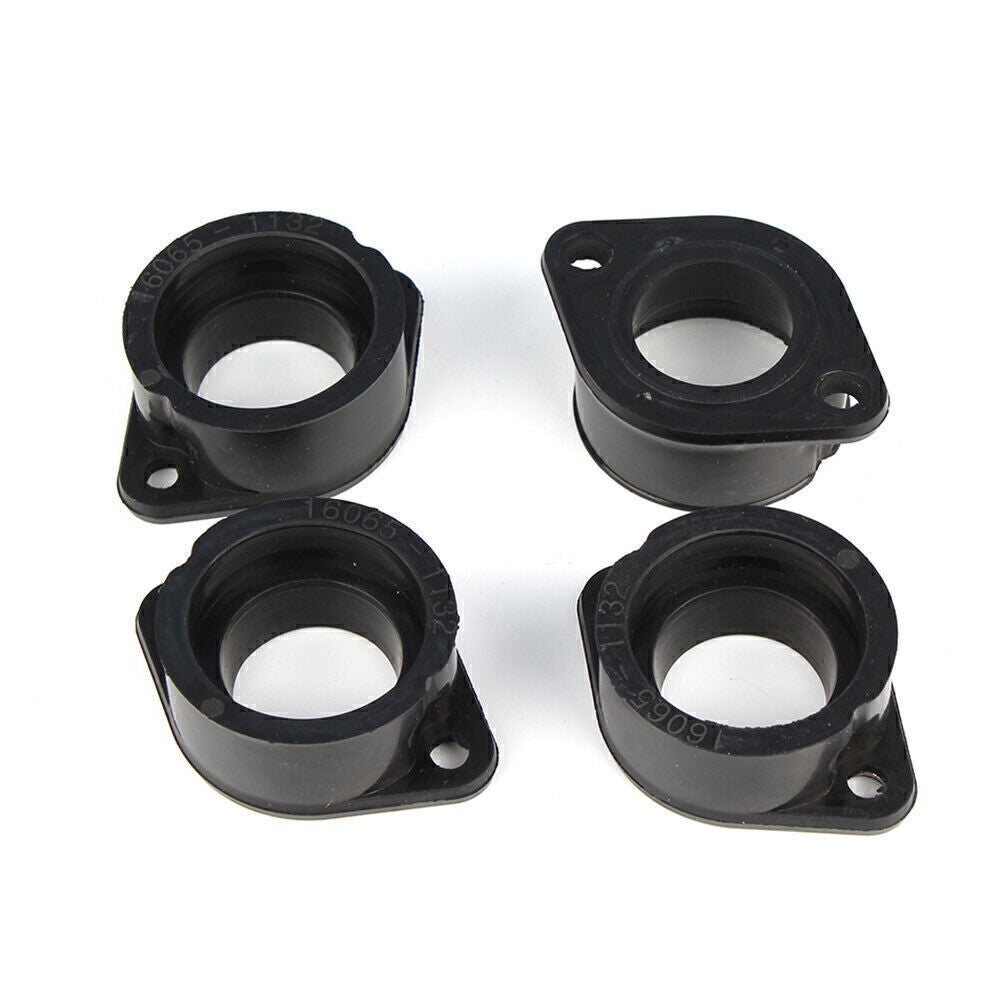 4x Carburetor Holder Intake Manifold Boots Adapters for KAWASAKI KZ650H2/H3 CSR