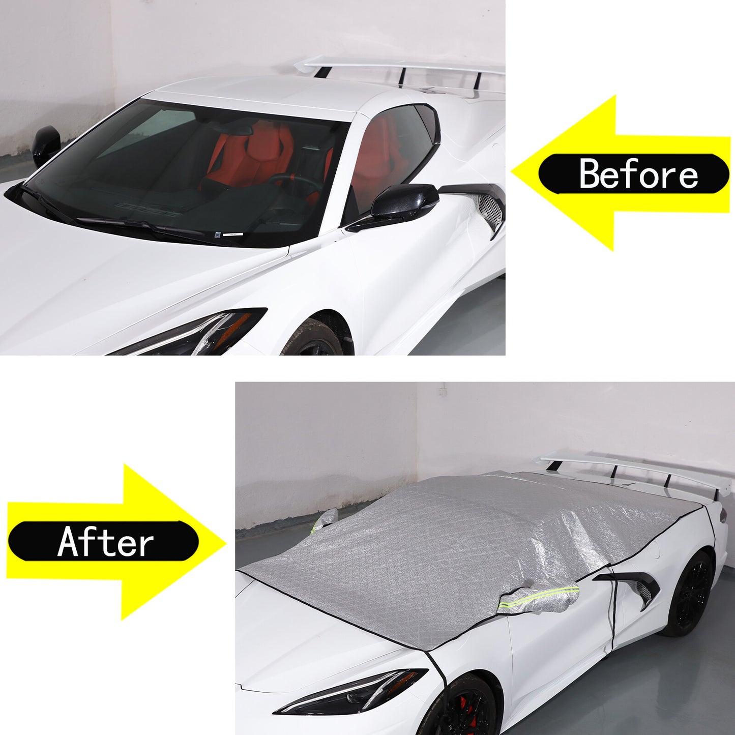 4 Matte black interior handle cover decoration suitable for Tundra Sequoia 2022-23- v