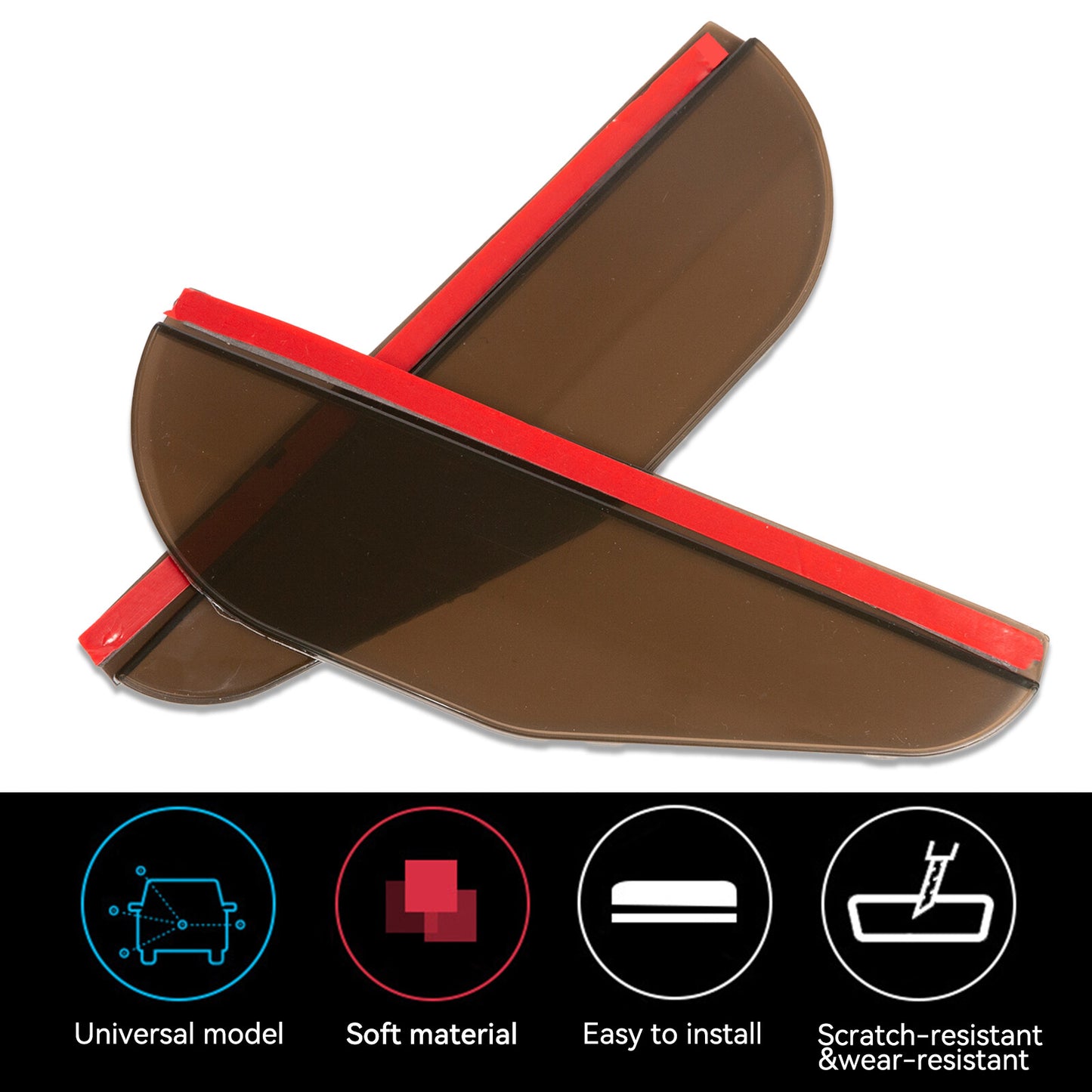 Car Rearview Mirror Rain Eyebrow Protector Rain Cover Sun Visor Car Accessories