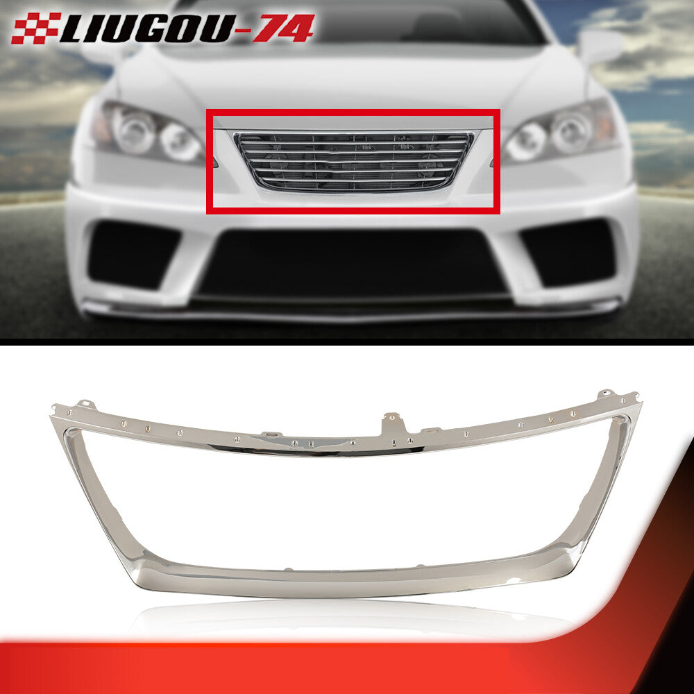Fits 07-09 for Lexus ES350 for CHRome Grille Shell Surround Exterior Molding Decoration Brand New - v