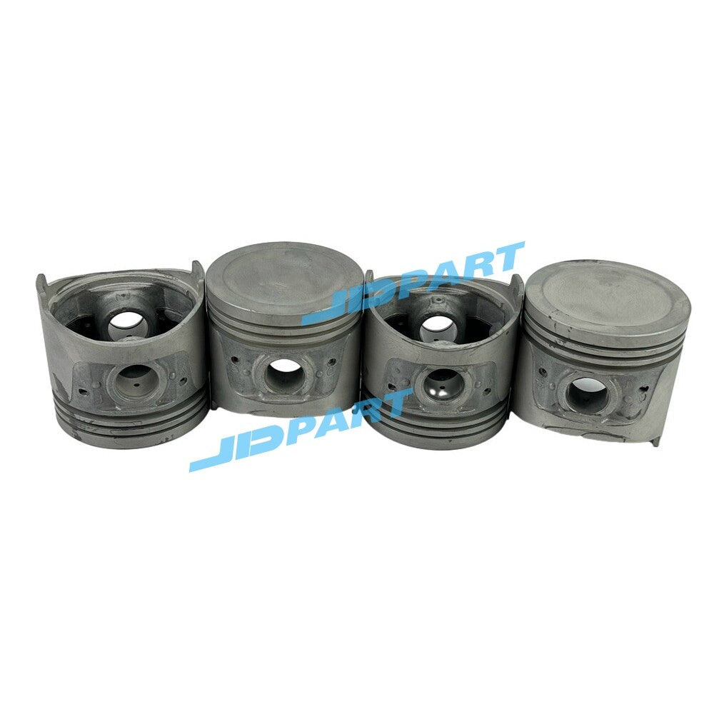 4-piece piston kit for H20 excavator engine parts -