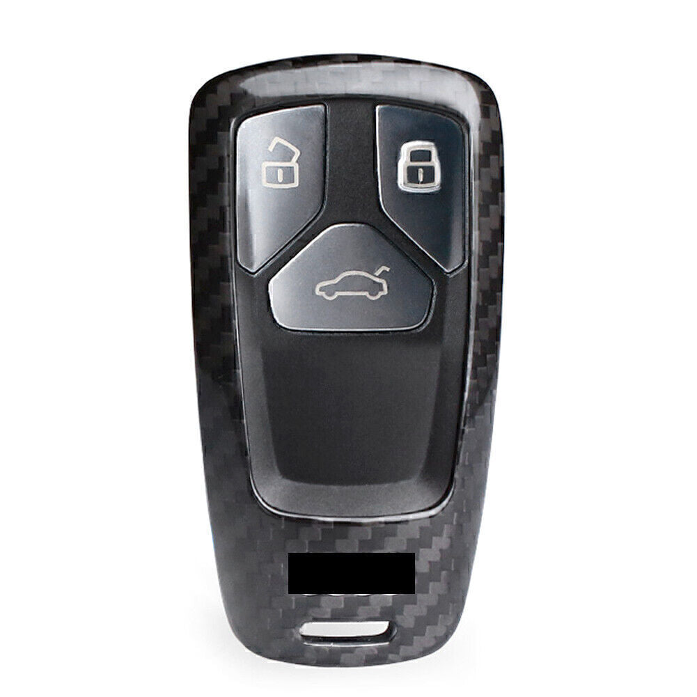 for Audi for A4 for A5 TT Q7 2016-2018 Black Carbon Fiber Remote Key Case Shell Cover Q