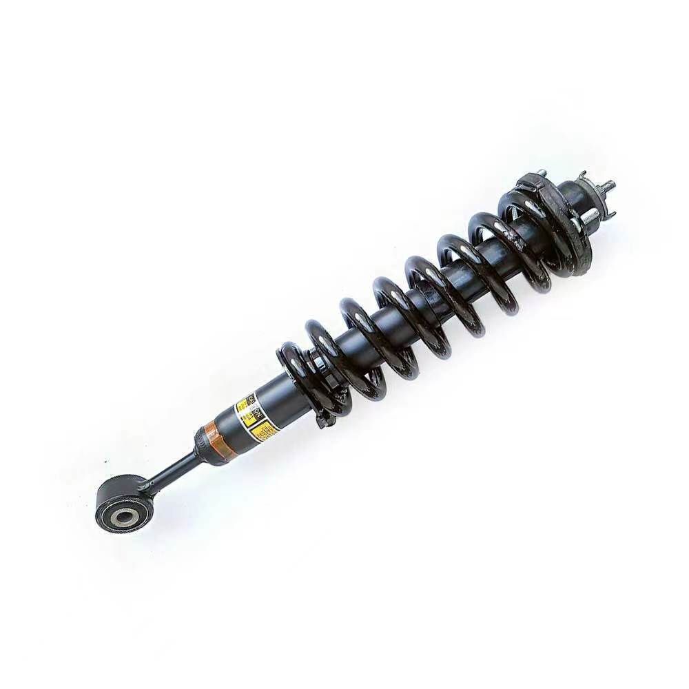 A pair of front hydraulic shock absorber struts with EDC suitable for BMW 5 Series, 7 Series, F01, F02, F07, F10. (07-15)