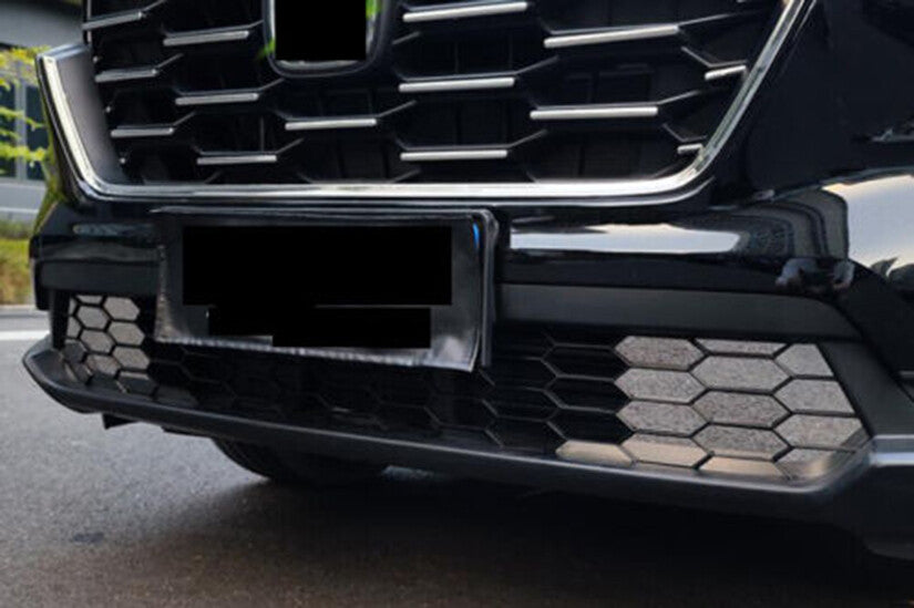for Honda CR-V CRV 2023-2024 Chrome Honeycomb Front Lower Mesh Grille Grill Trim