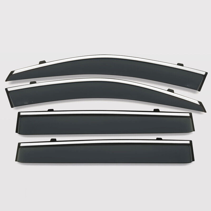 4P for Toyota Highlander 2014-2019 Window Wind Visors Rain Guard Vent Deflectors