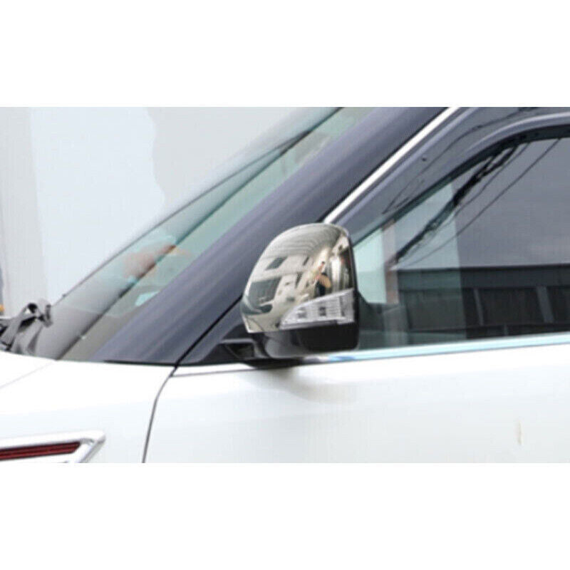 Chrome Exterior Rear View Side Door Mirror Cover Trim For Armada 17-23 B n