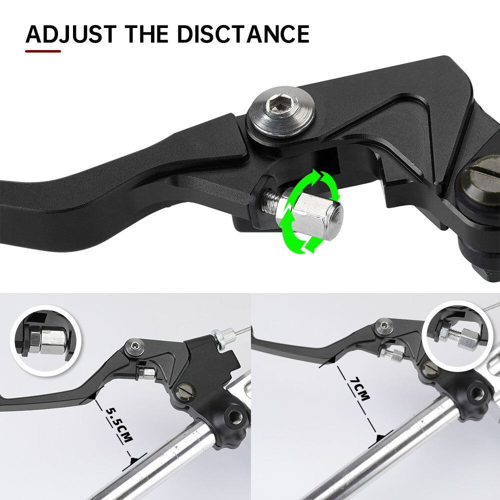 LOGO CNC Pivot Brake Clutch Levers for SUZUKI RMZ 250 2017 RMZ450 2018 2019 2022 Q