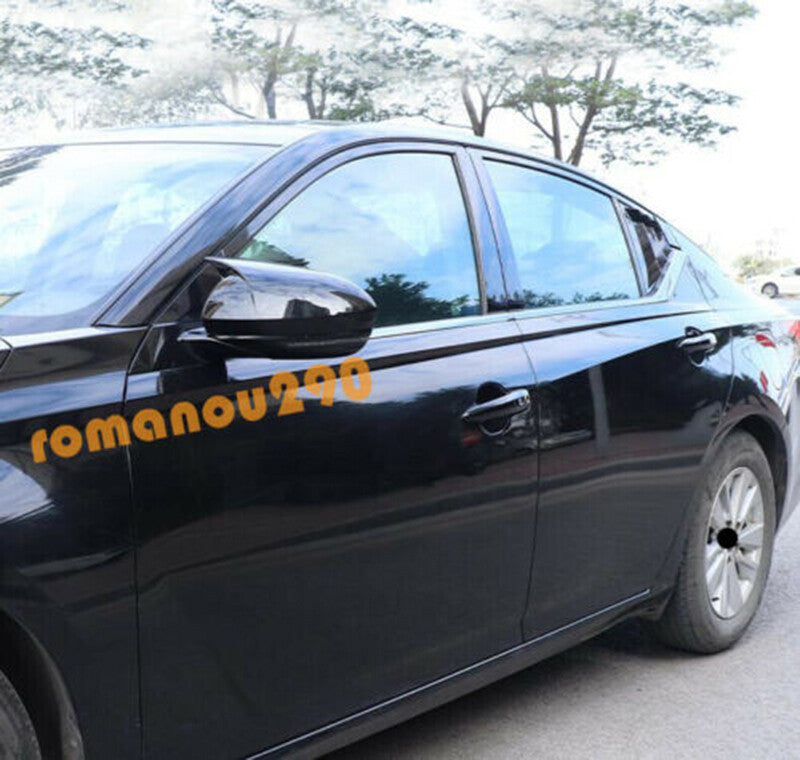 for Nissan Altima 2019-2022 black titanium Window Bottom Strip Cover Trim 4pcs