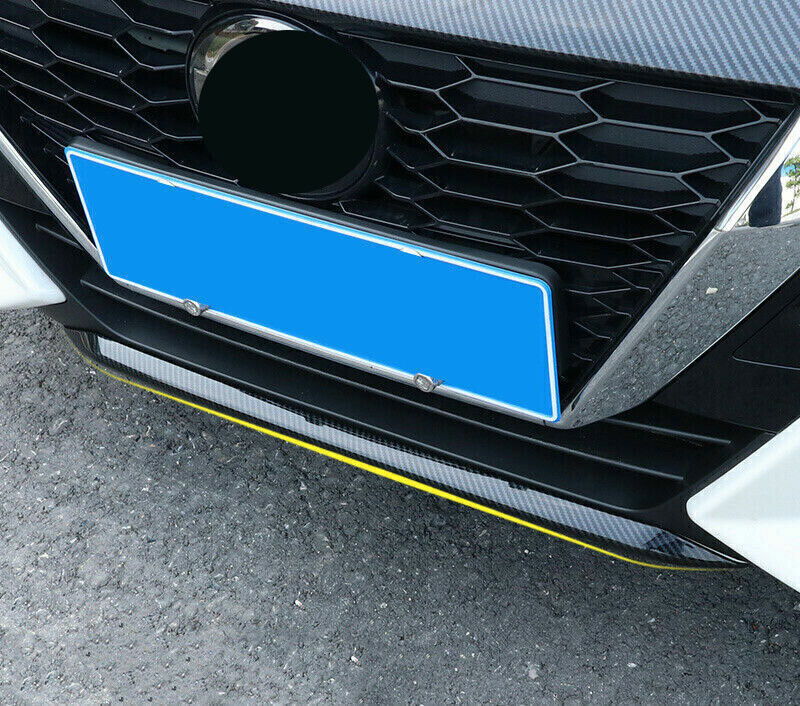 Carbon Fiber Style Front Bumper Lower Strip Guard Trim for Nissan Sentra 2020-23