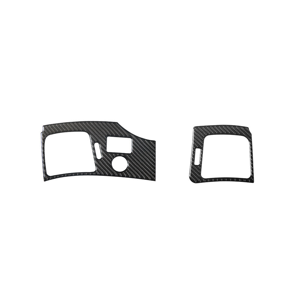Suitable for Altima 2019-2023 glossy black rear side mirror cover trim- v