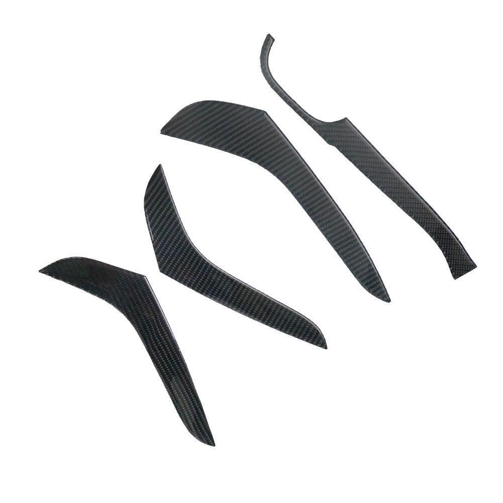 Red Carbon Fiber Copilot Dashboard Panel Cover Trim for Honda Odyssey 2005-2010 v
