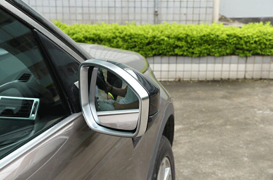 for Range Rover Evoque 2012-2025 Matte Silver Rear View Mirror Cap Frame Trim 2X