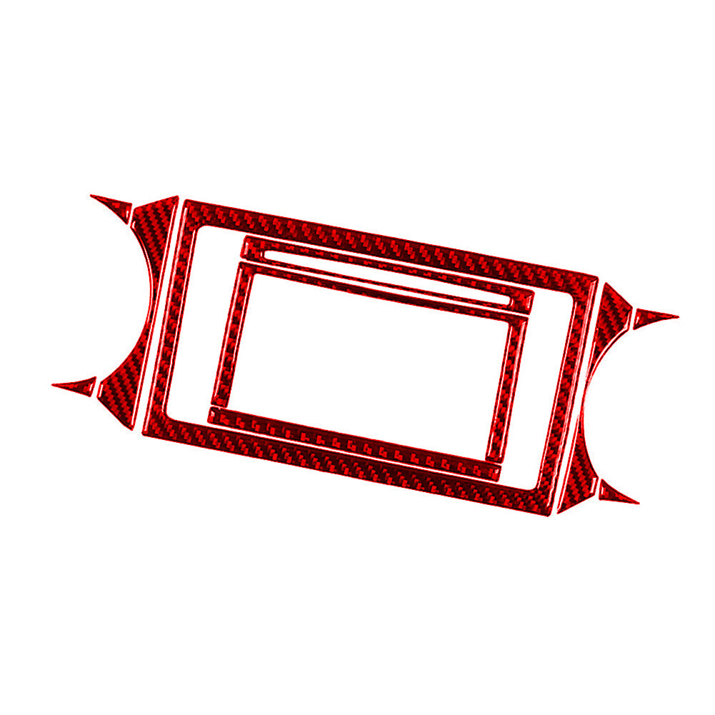 Carbon Fiber Interior Dashboard Frame Trim Cover for Dodge Journey 2009-2010 Red v