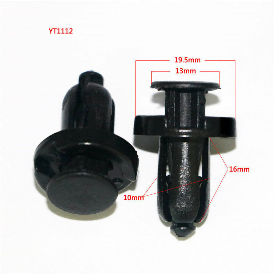 200 Pcs 10 Size Plastic Car Bumper Clip Retainer Rivet Door Panel Clip US SHIP Q