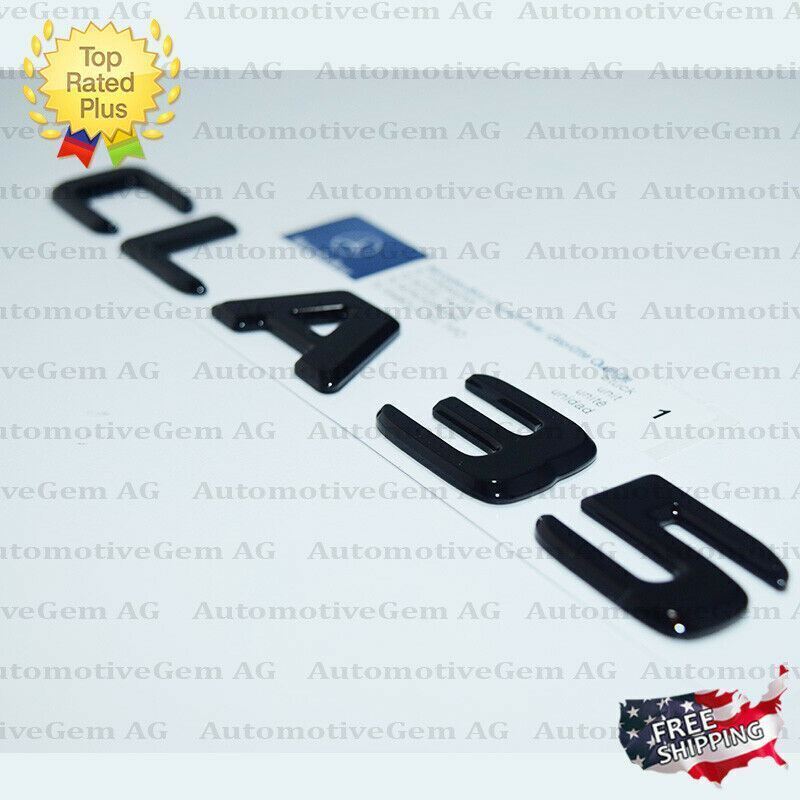 CLA35 AMG Badge, Glossy Black, Trunk Lettering Badge Sticker
