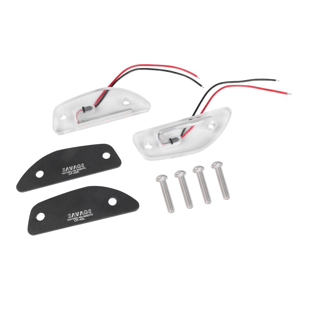 For CF-MOTO 450SR/SS 450SRS LED Turn Signals Light Base Plate w/Side View Mirror Q