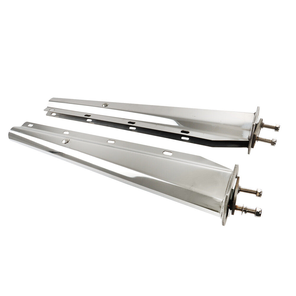 2.5-inch bolts for 30-inch tapered stainless steel straight fender hooks on semi-trucks. n