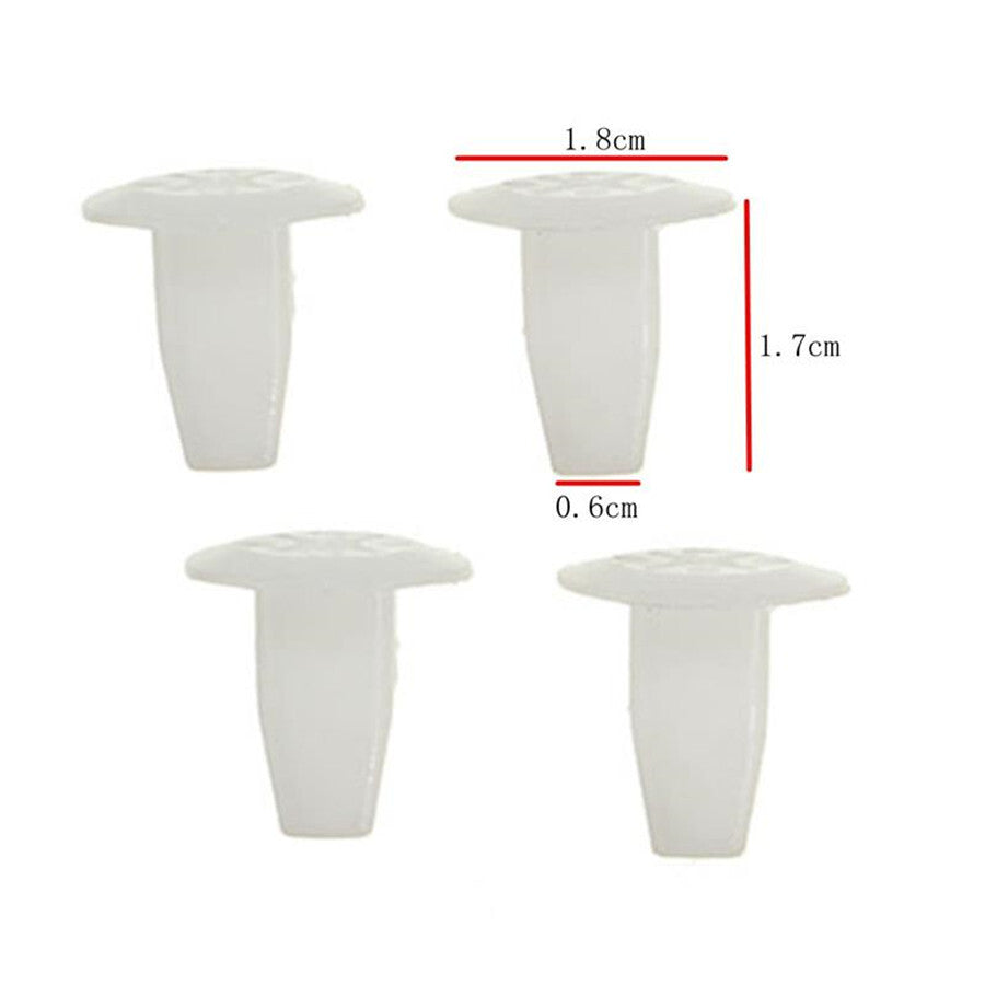 40Pcs Car Engine Cover Clips Bumper Fender Mudguard Splash Shield Screws Rivets