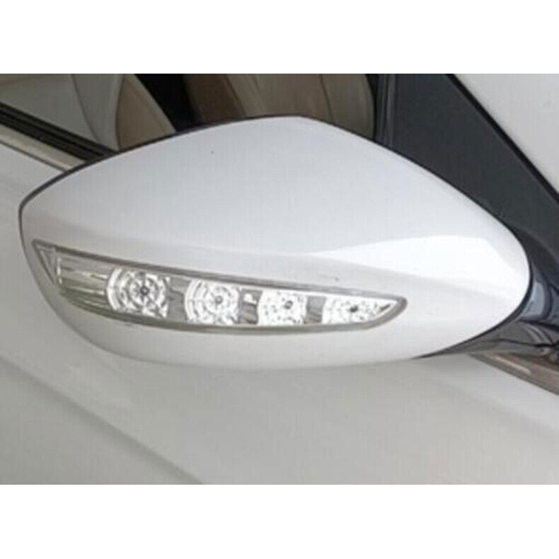 Replace for Hyundai Sonata 2011-2014 Pearl White ABS Side Rearview Mirror Cover