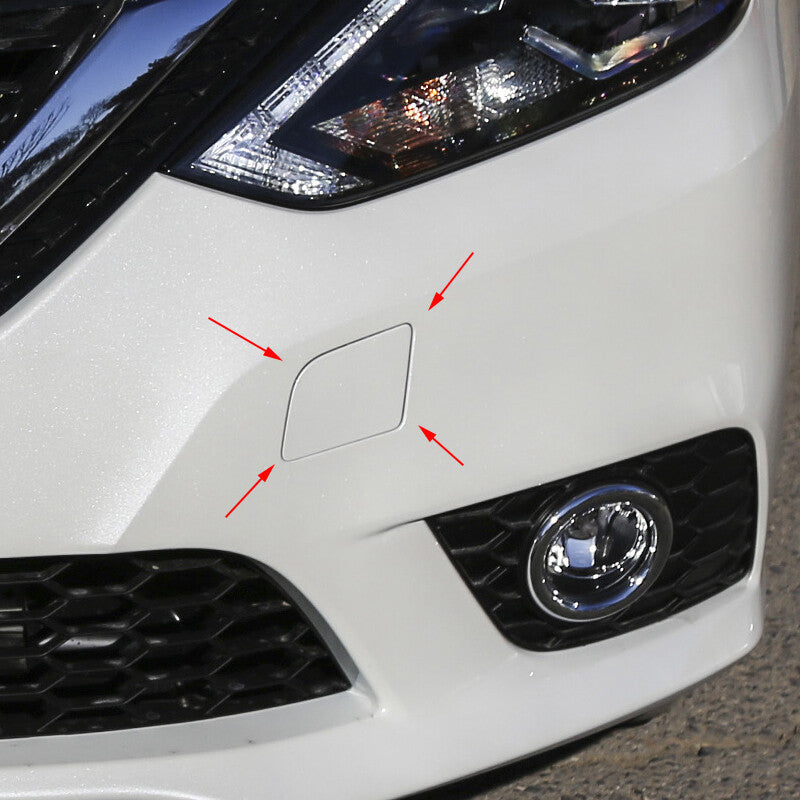 Fit for Sentra 2016-2019 Front Bumper Tow Hook Towing Eye Cover Cap v