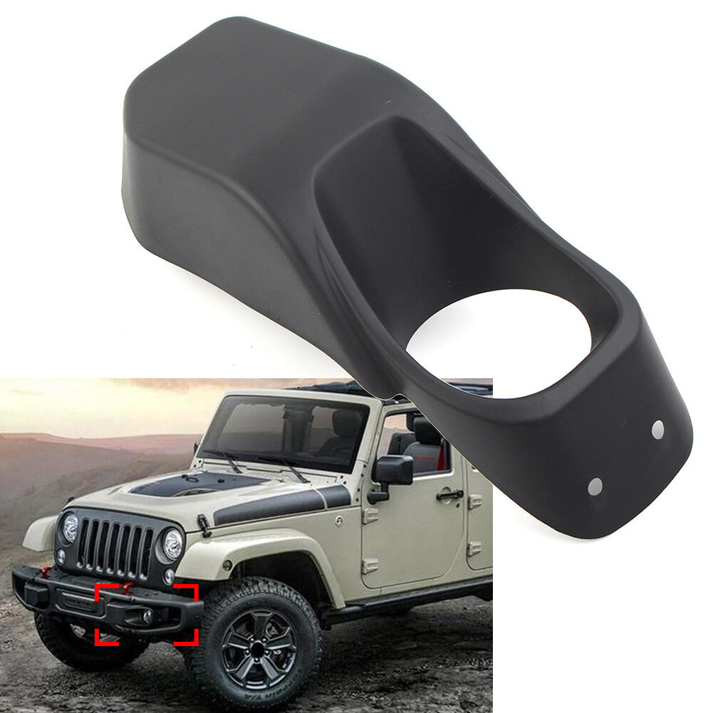 Left Side Front Bumpe Fog Light Lamp Bezels For 2013-2017 14 for Jeep for Wrangler