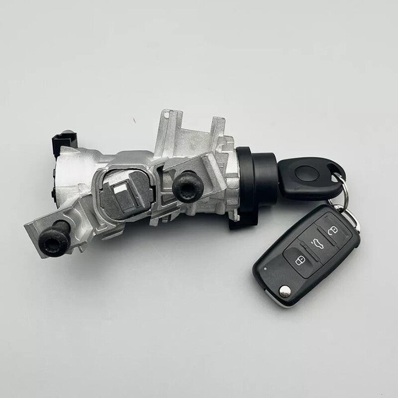 IGNITION switch lock assembly for VW for Jetta 06-18 with remote control key shell. Q