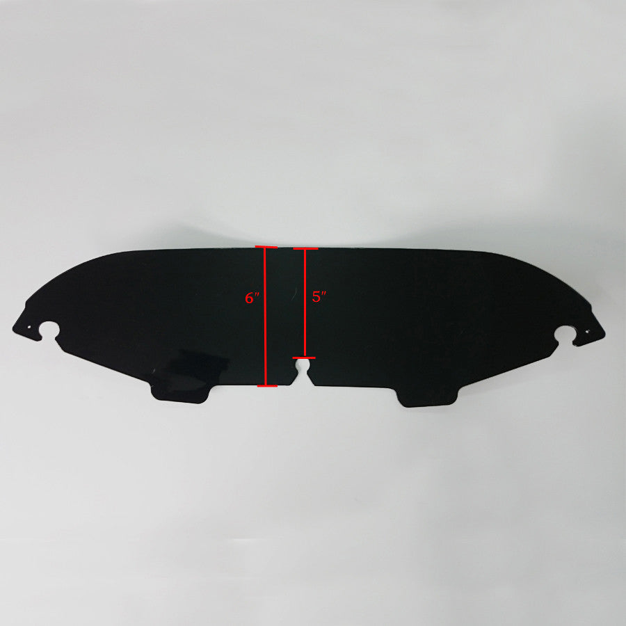 Black 5 Wave Windshield Windscreen for Harley FLHT FLHTC FLHX Touring 1996-2013 Q