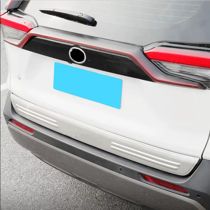 Gloss black rear door and trunk lid trim for Toyota RAV4 2019-2023