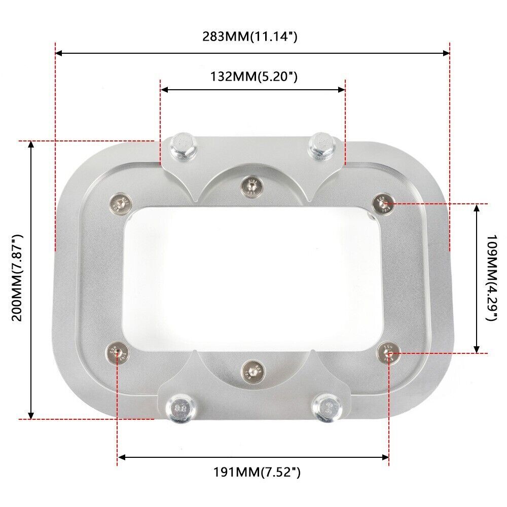 For Optima Battery 34/78 Billet Aluminum Battery Relocation Tray Hold Down Mount Q