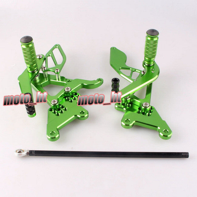 for Yamaha YZF R6 2003 2004 2005 Black CNC Motorcycle Rearsets Footpegs