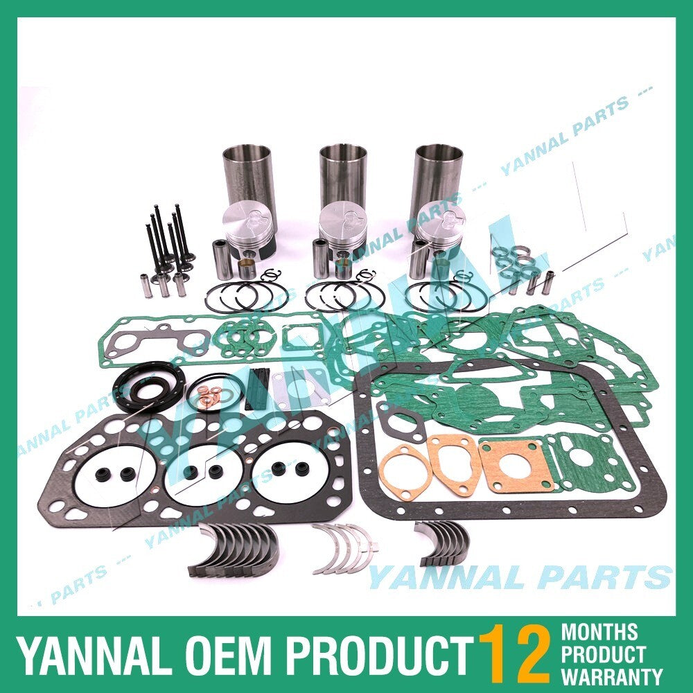 Suitable for Mitsubishi K3F IDI overhaul and rebuild kit full head gasket kit bearings