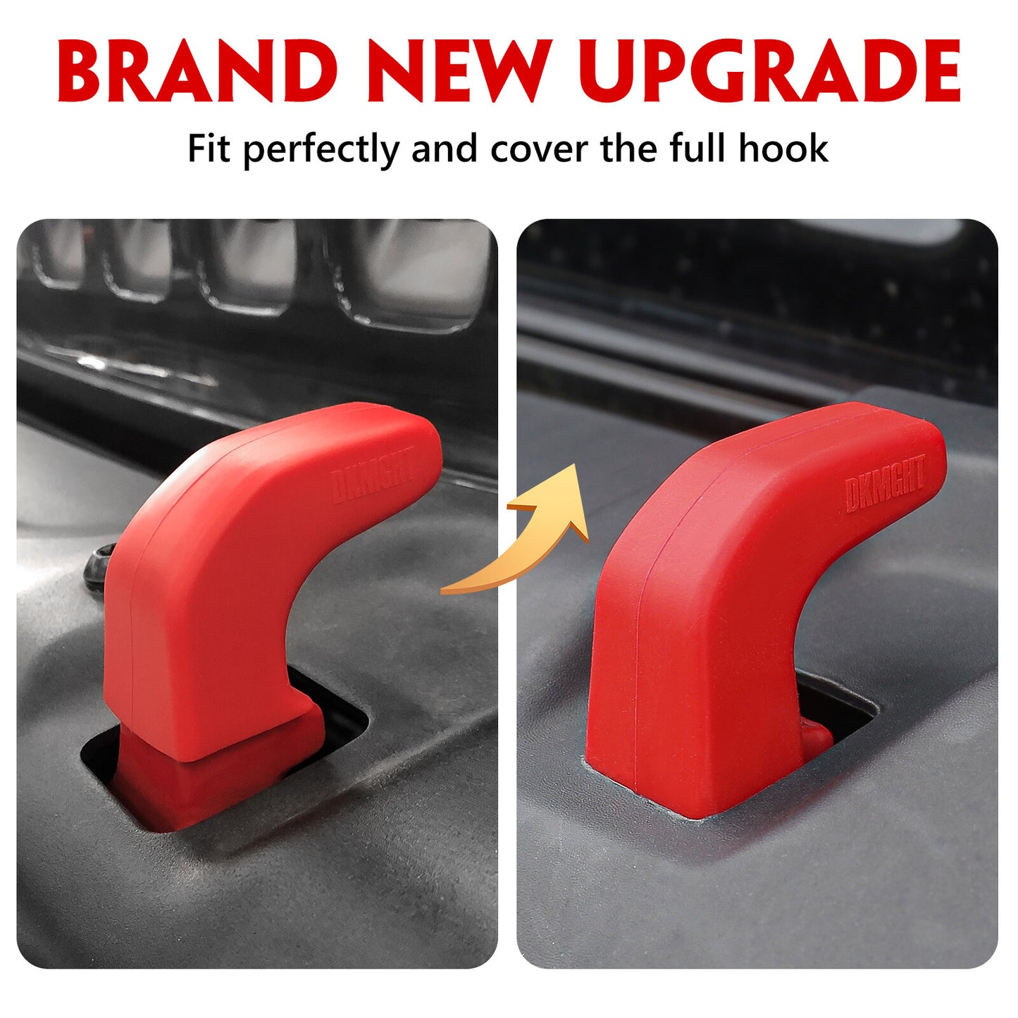 Factory bumper tow hook cover (upgraded) for 07-23 for Jeep for Wrangler JK/JL Gladiator Q
