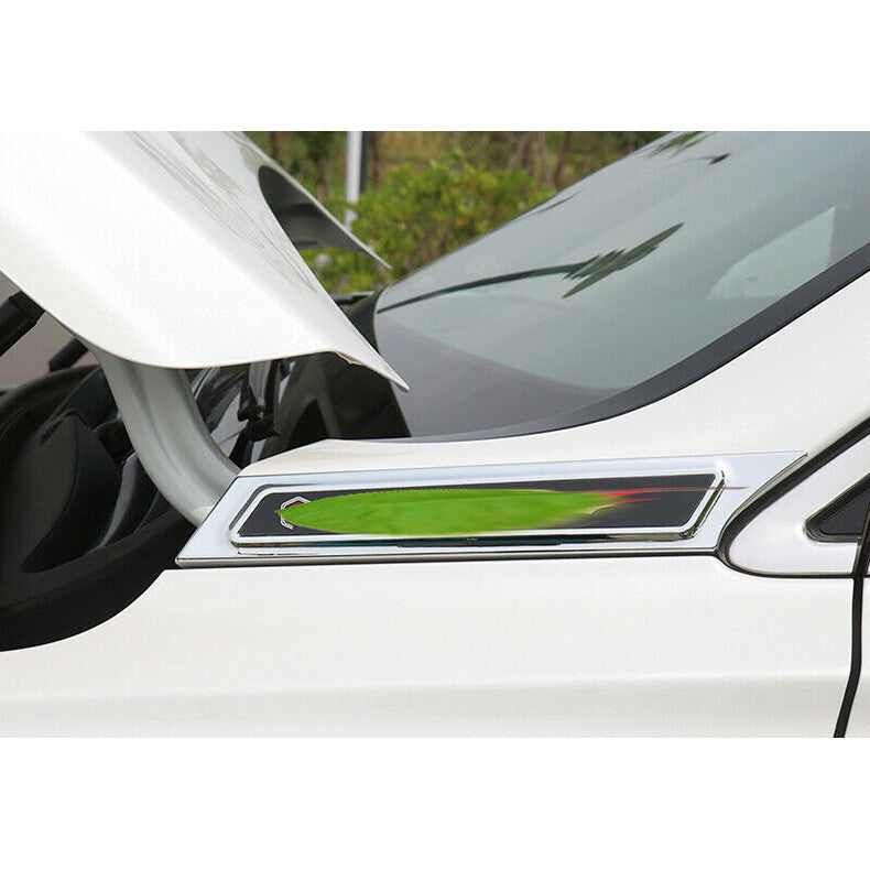 for Hyundai Santa Fe 2019-2022 Chrome Front Side Vent Fender Cover Trim decor 2x