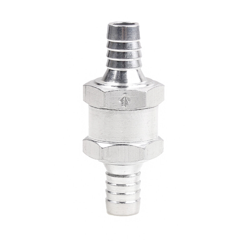 10mm Fuel Non Return One Way Check Valve Petrol Diesel 3/8+4Pcs Hose Clamps Q