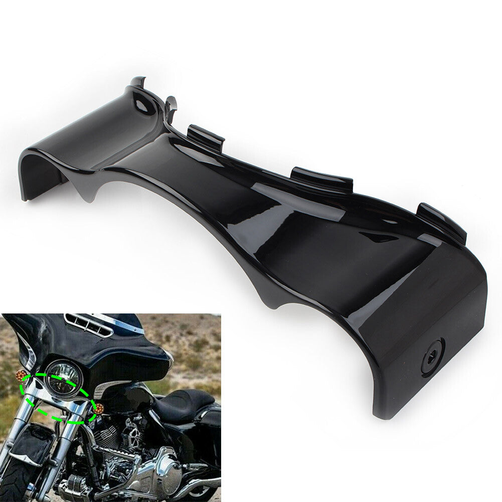 Gloss Black Batwing Lower Trim Skirt Fairing for Harley Touring Electra Glide