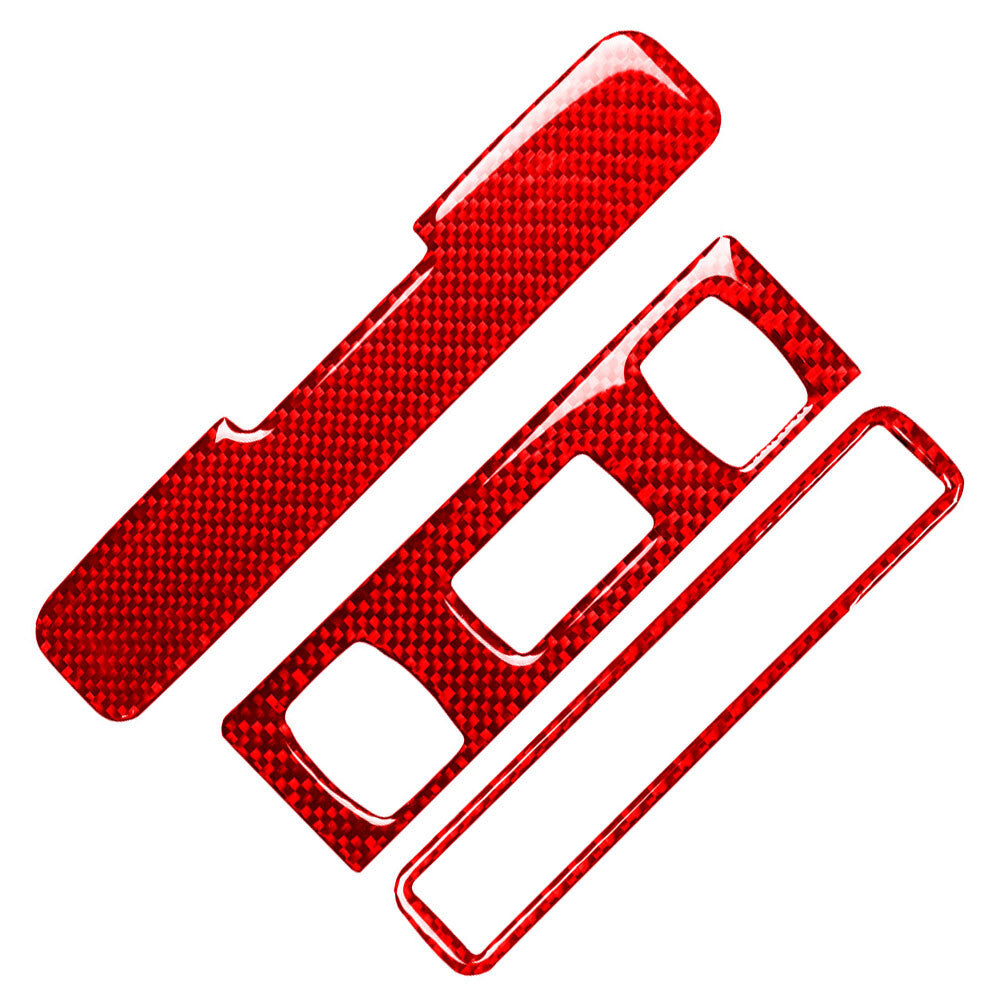 3Pcs Hardtop Car Reading Light Panel Cover Kit Red Fit for Audi TT 8N 2001-2006
