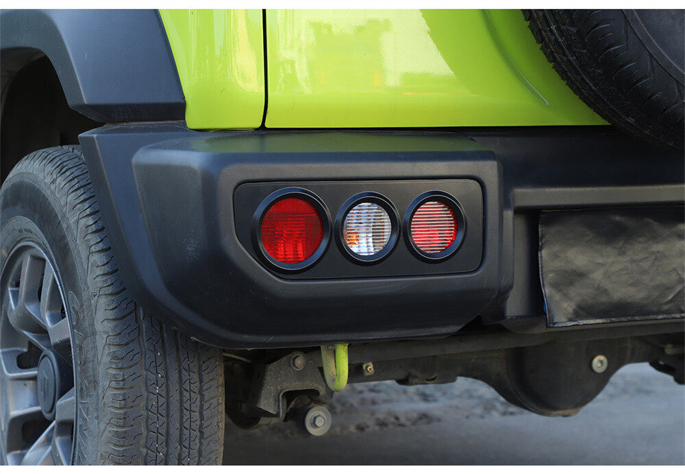 Fit for Suzuki for Jimny 2019-2023 Rear Taillight Lamp Protect Guard Cover ABS Black