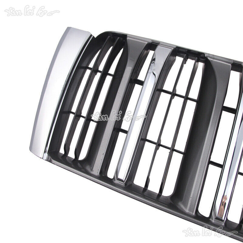 for Toyota Prado FJ/LC150 2010-2013 Chrome Front Bumper Radiator Grille Grill