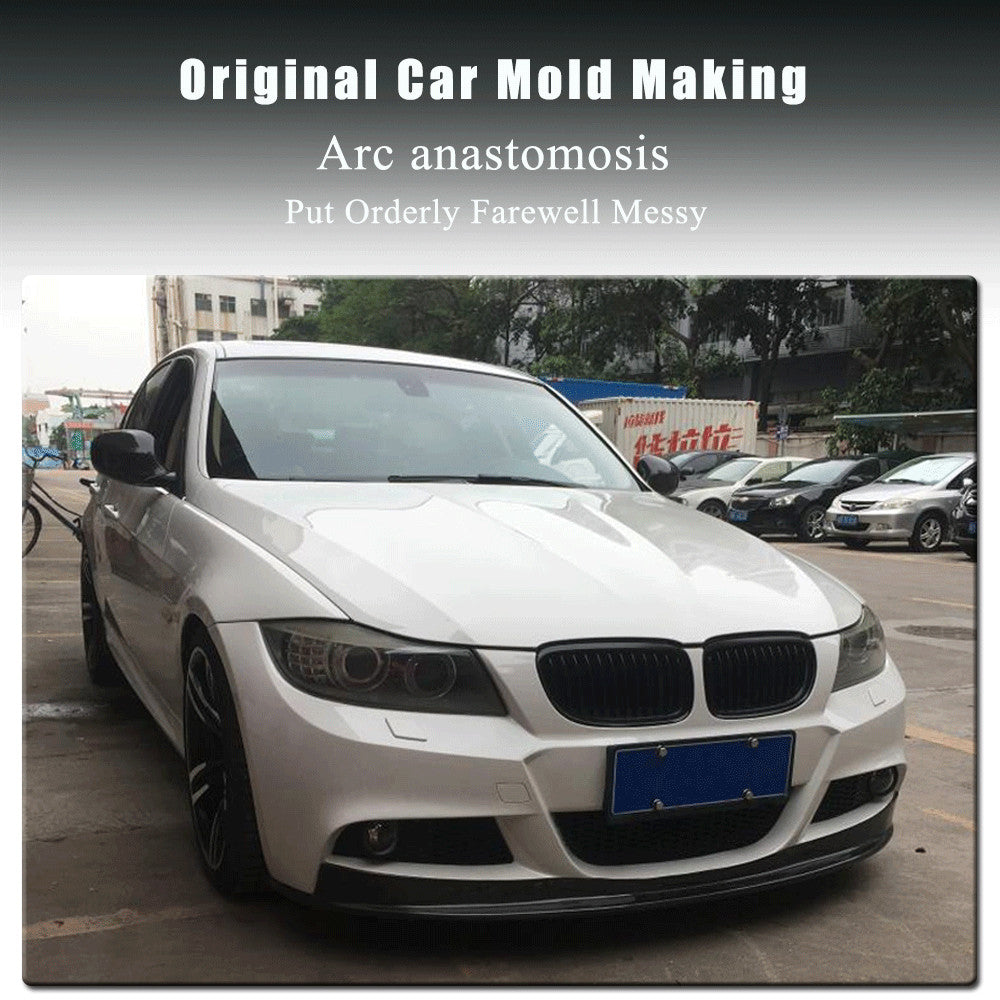 for BMW E90 E92 E93 M3 05-11 REAL Carbon Front Bumper Chin Lip Spoiler Splitter